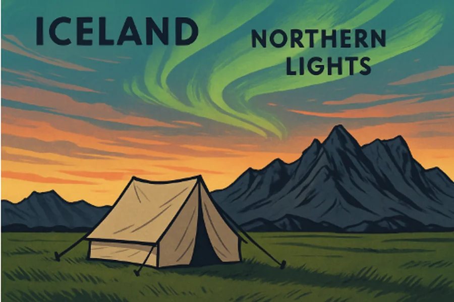 Setting up camp in high winds can be treacherous Camping in Iceland