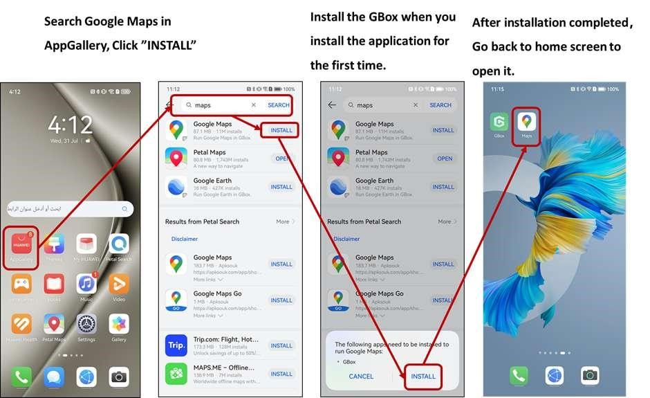 5 Ways to Install Google Maps on Huawei Pura 801 Google Maps